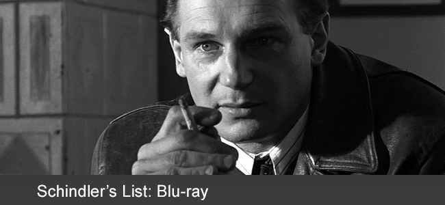 schindlers list blu ray